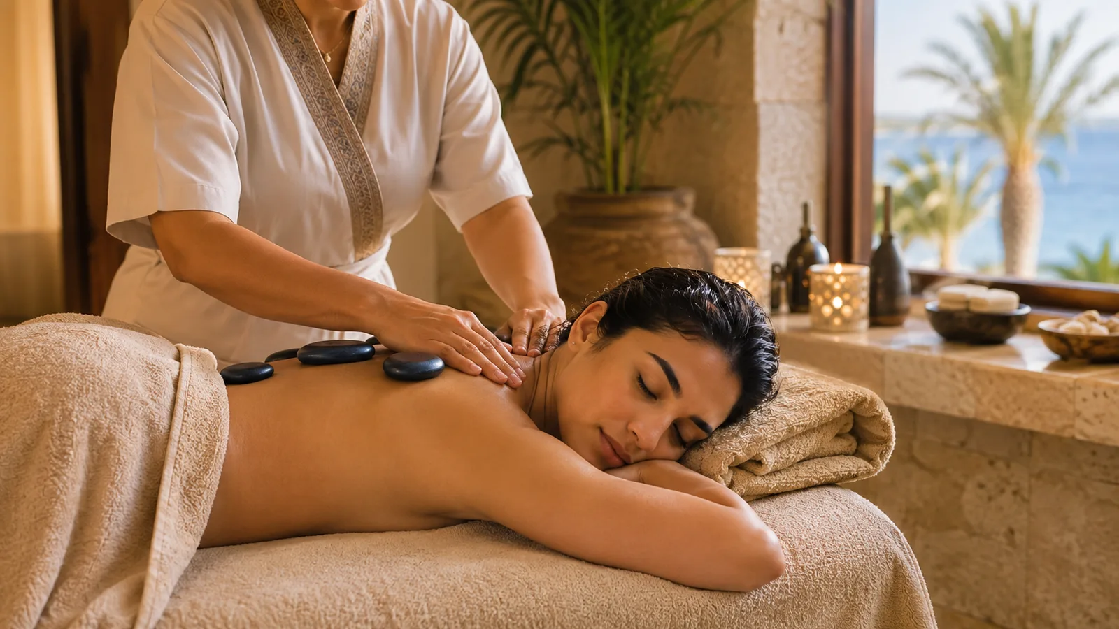 Hot Stone Massage Ritual in Hurghada